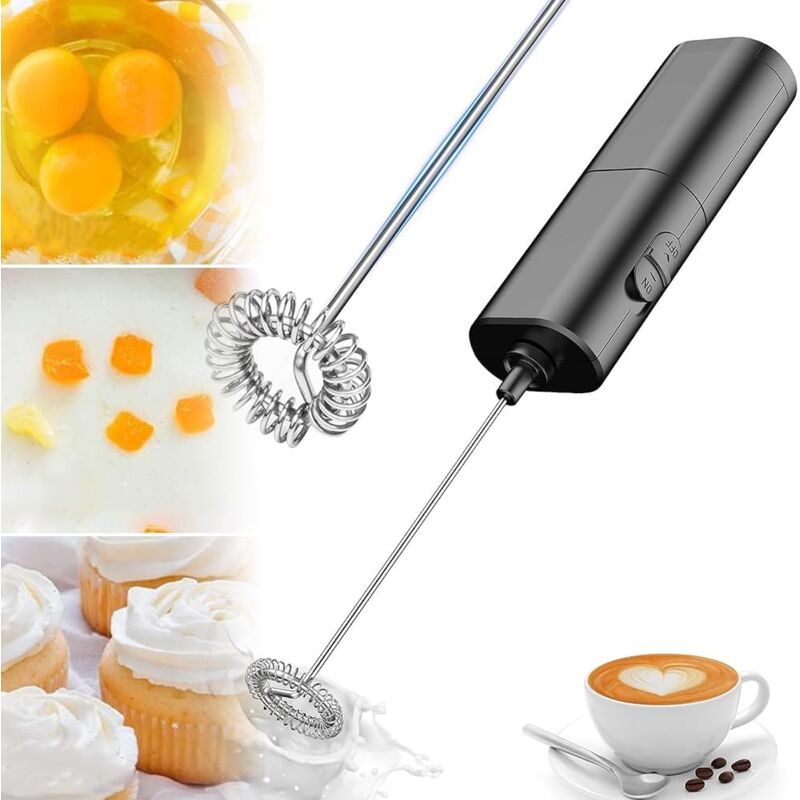 Mini Electric Whisk Mixer, Milk Frother, Blender, Mini Foamer, Mini Coffee Whisk