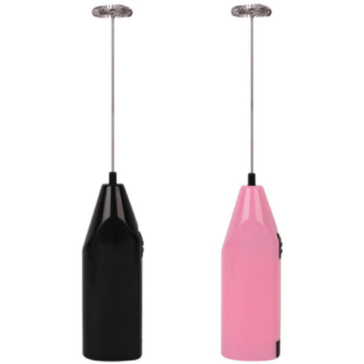 Odipie - Portable Battery Operated Milk Frother 2 Pack - Electric Coffee Frother Whisk, Battery Powered Agitator, Portable Milk Frother, Mini Blender